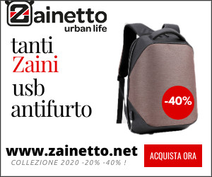 Zainetto.net vendita on line di zaini antifurto + usb